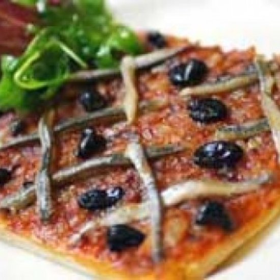 Recette : Pissaladière aux Anchoix